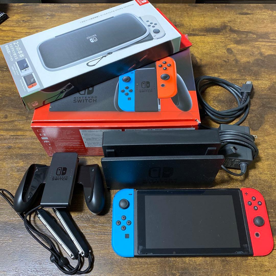 Nintendo Switch 本体 ケース付き