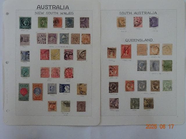 オーストラリア 使用済み切手 コレクション(一部未使用あり)