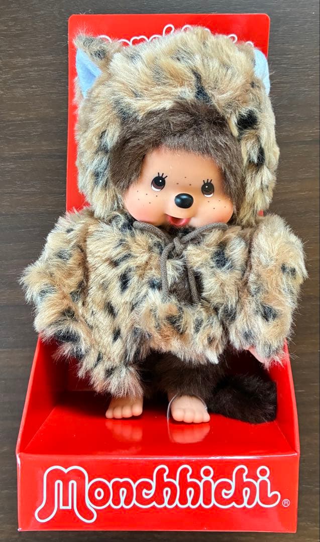海外限定20cm Animal Monchhichi Leopard