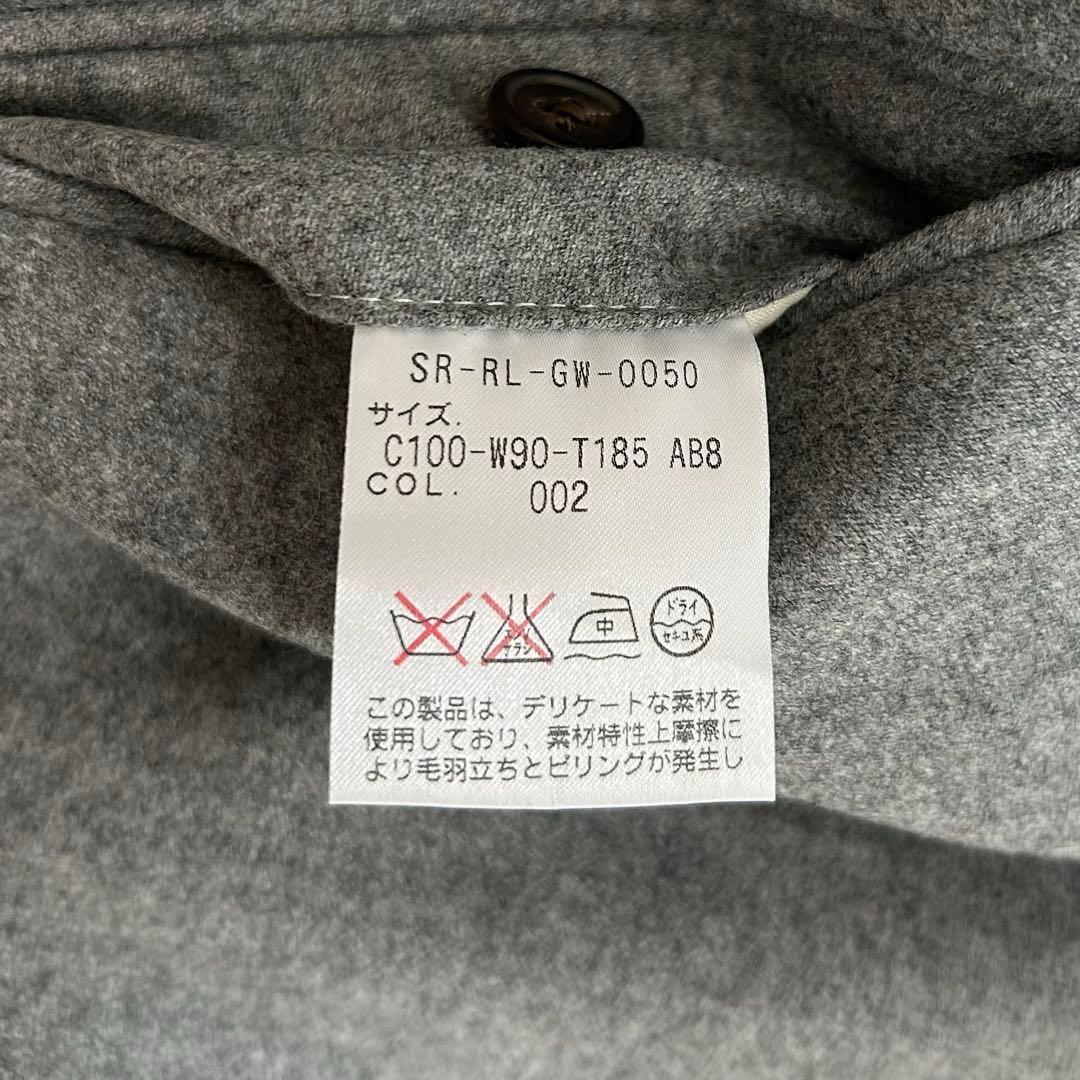 新品タグ付き◆ポロラルフローレン /2タックスラックス 裾未処理 ウール100%