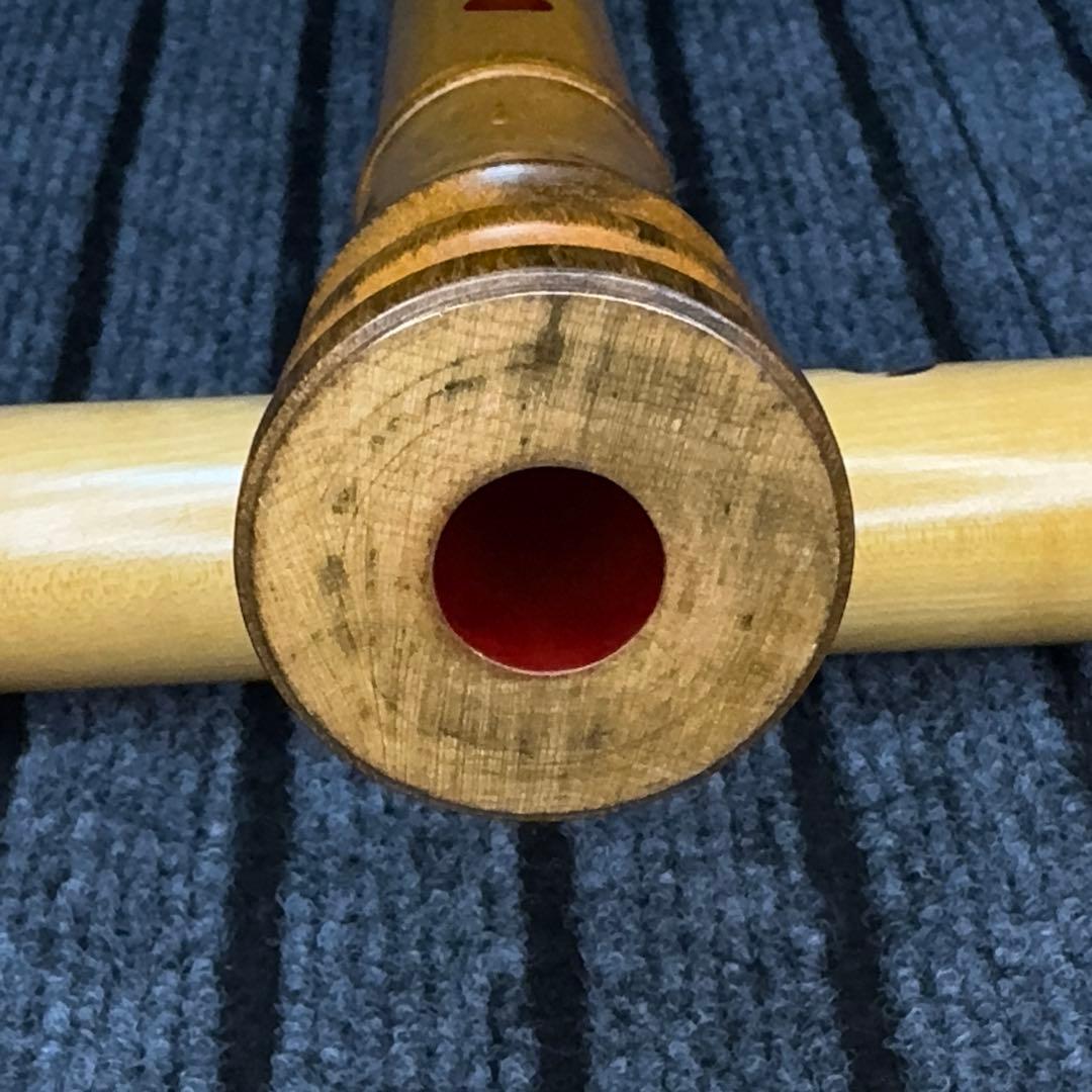 尺八 銘器 虚竹 六孔です。