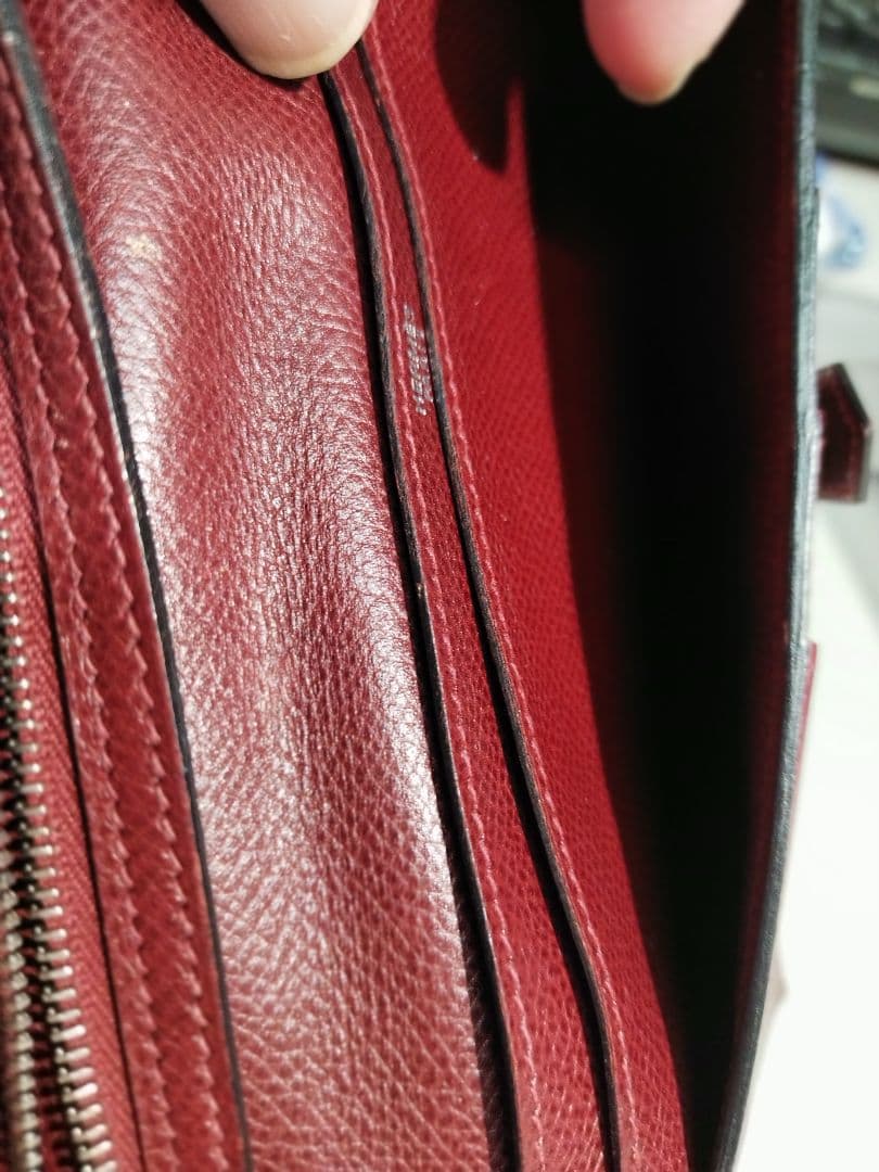エルメス　ベアン　現状販売長財布 　要画像確認