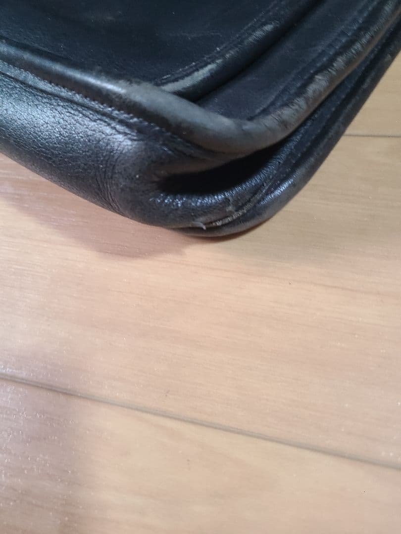 COACHコーチヴィンテージレザーバック黒5181