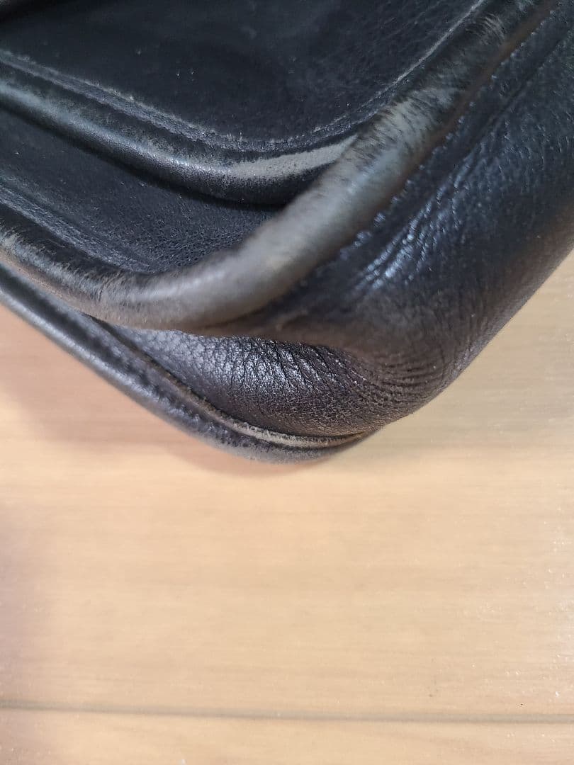 COACHコーチヴィンテージレザーバック黒5181