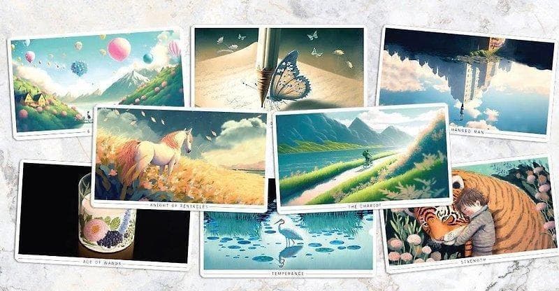 正規品証明書付【ハートスケープ・タロットカードⅡ】タイの幻のインディーズデッキ