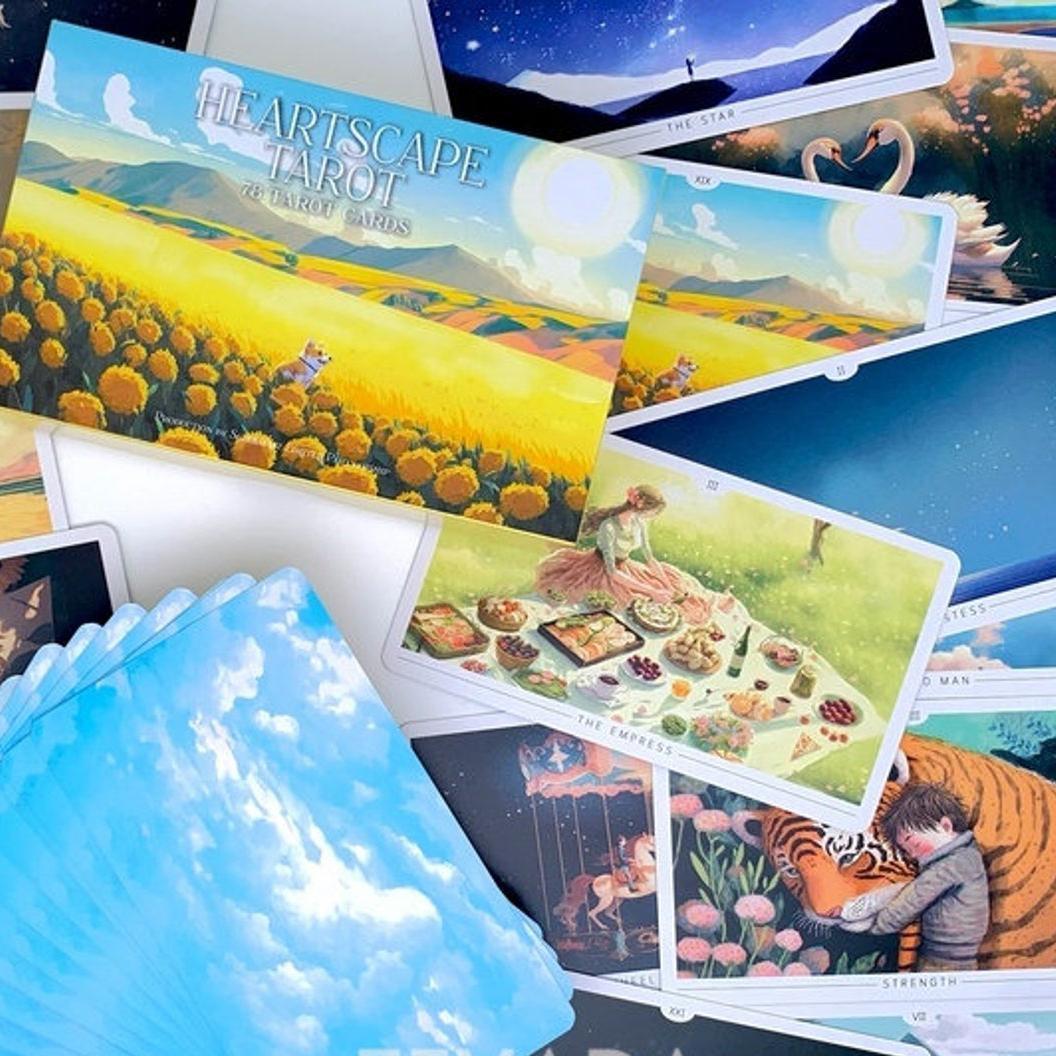 正規品証明書付【ハートスケープ・タロットカードⅡ】タイの幻のインディーズデッキ