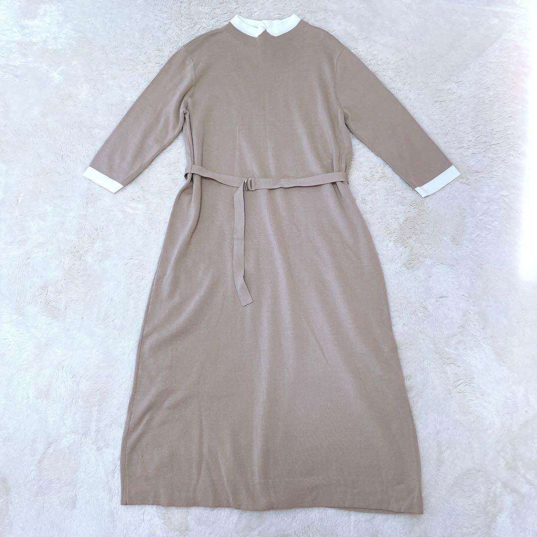 カメリア様✨️マッキントッシュフィロソフィー ニットワンピース バイカラー