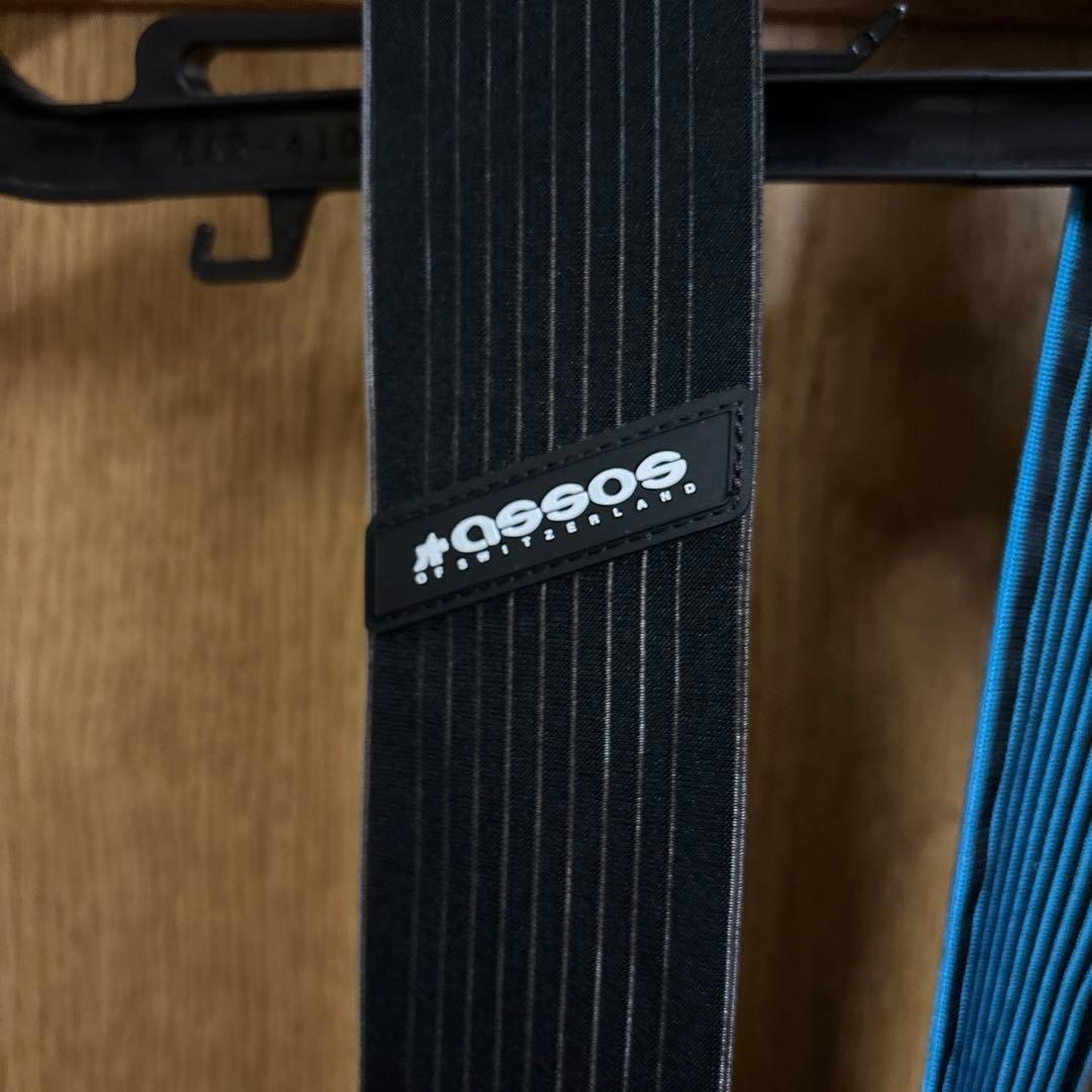 ASSOS EQUIPE R ウィンタービブタイツ ハブS9ブラック Ｌサイズ