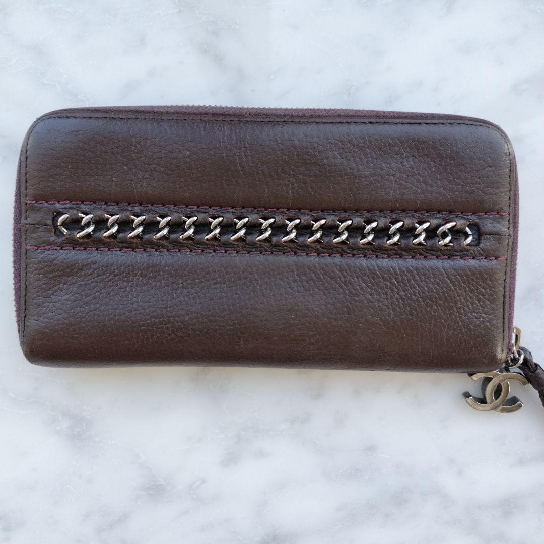 CHANEL シャネル ラグジュアリーライン ラウンドファスナー 長財布