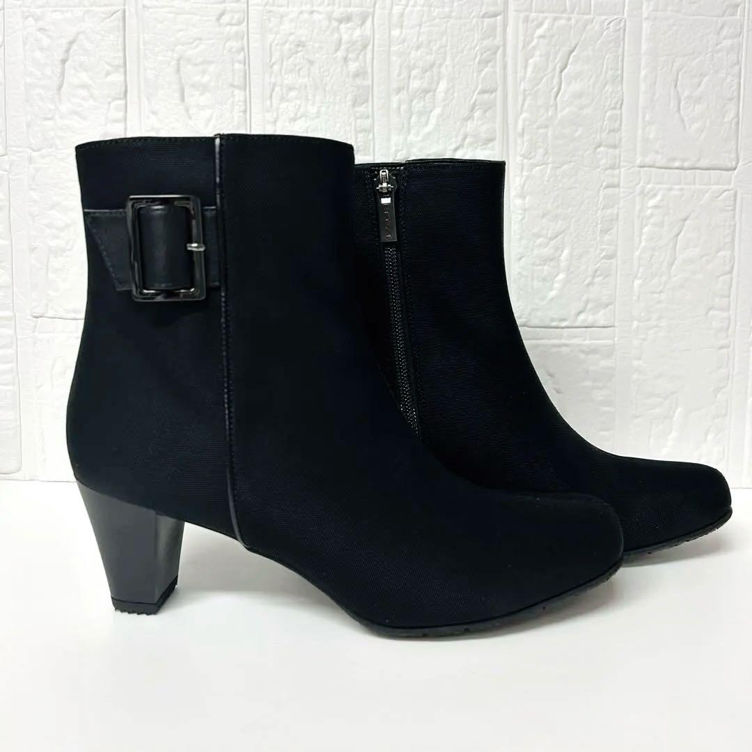 限定値下✨新品✨リーガル　ショートブーツ　ゴアテックス　ベルト　サイドジップ　黒