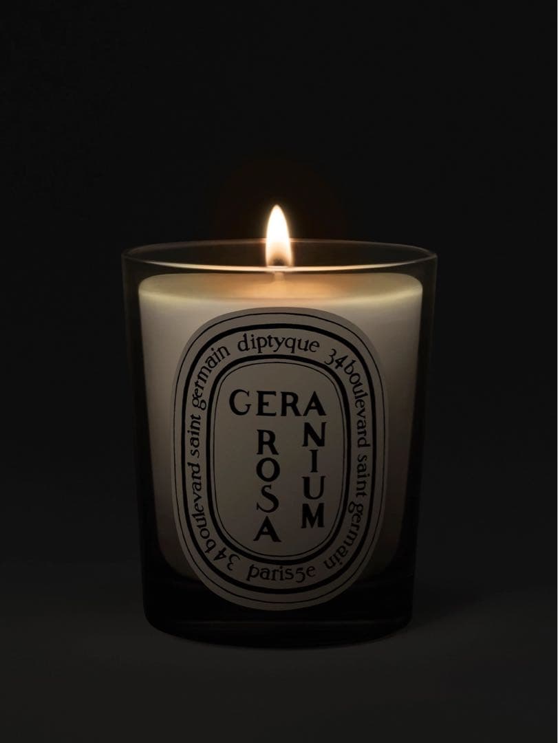 diptyque GERANIUM ROSAキャンドル 190g オードトワレ付