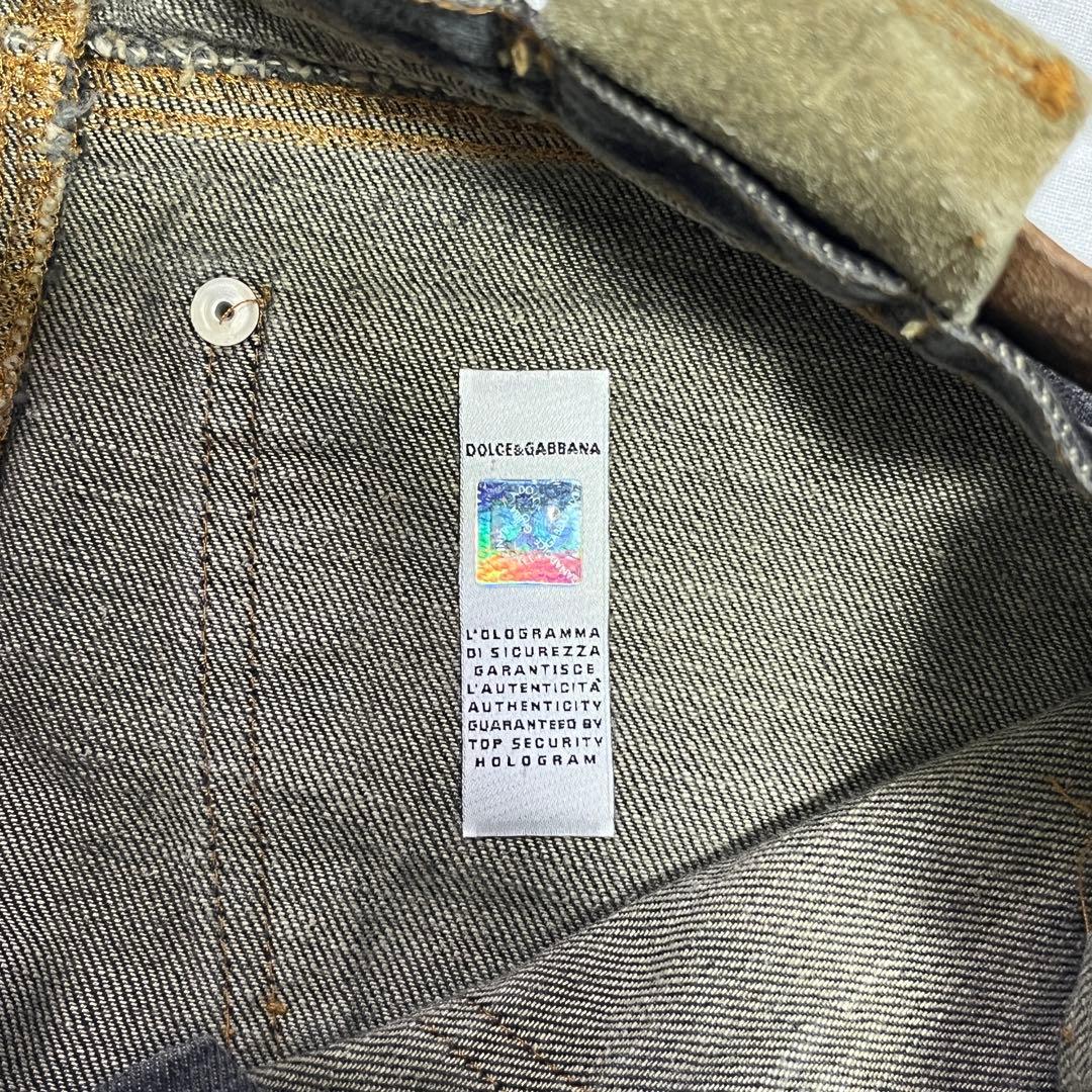 D&G デニムスカート Y2K 2000年代前半 ローライズ ミニ IT38