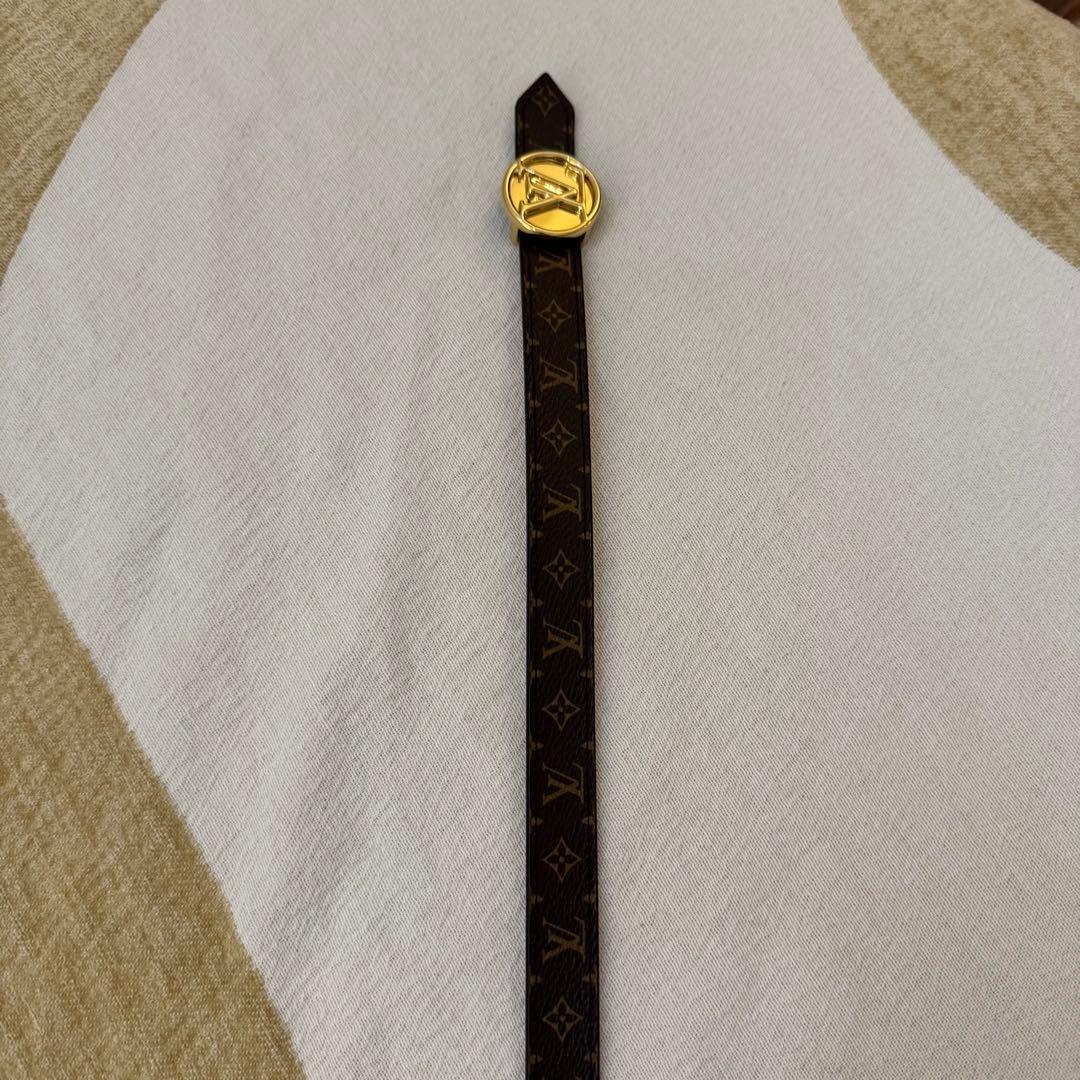 ルイヴィトン ベルト LVサークル 20MM モノグラム　リバーシブル　ピンク