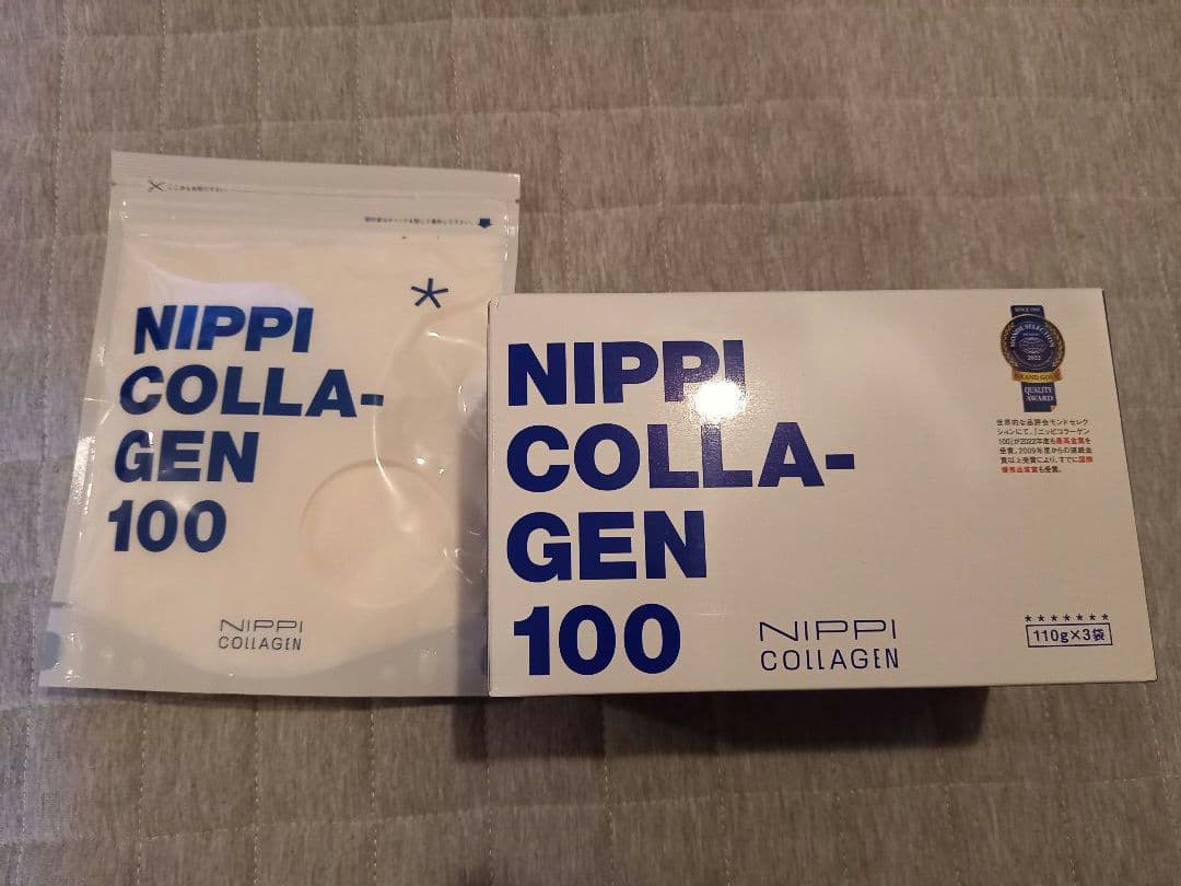 ニッピコラーゲン100　110g×4袋 専用スプーン付き