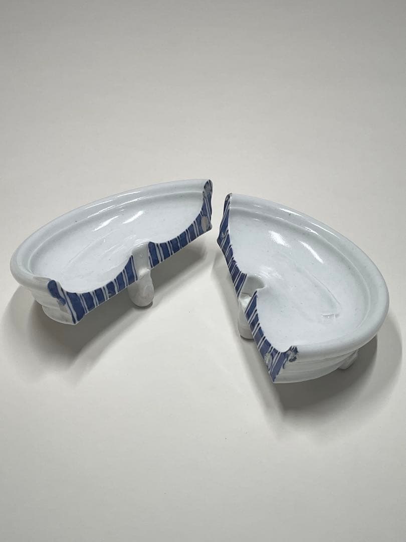 夭折の天才陶芸家 中島勝乃利作「PLATO CORTADO（二ツワリ皿）」