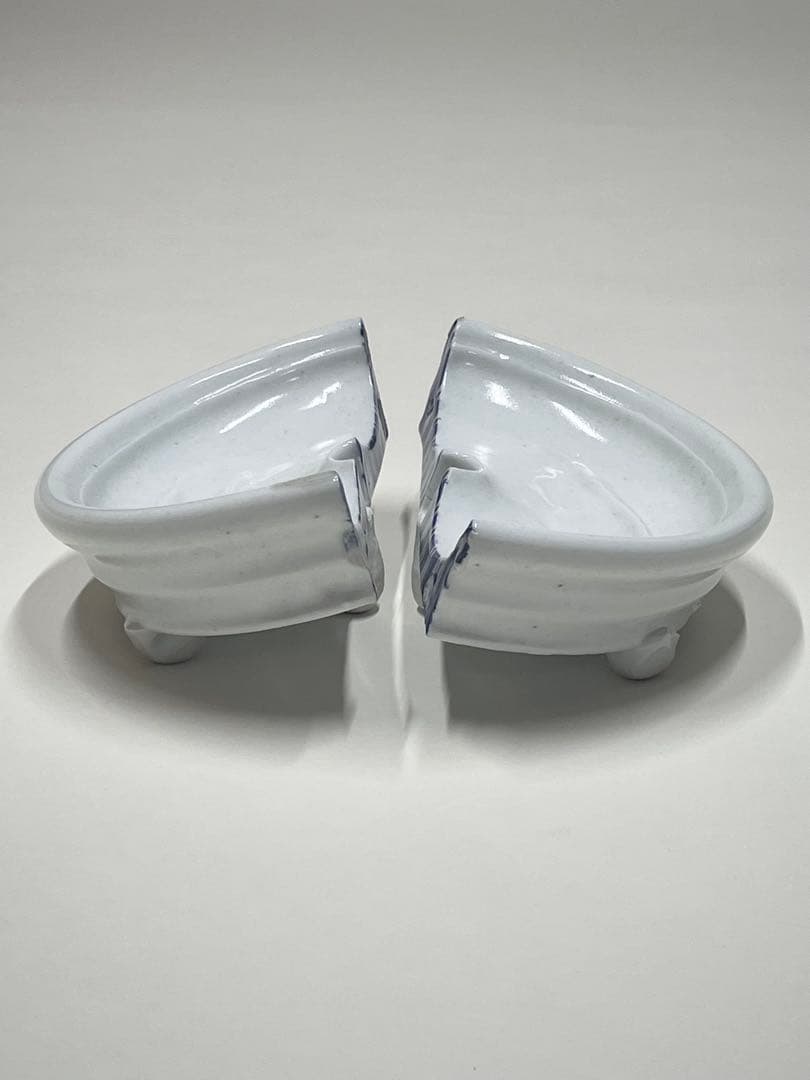 夭折の天才陶芸家 中島勝乃利作「PLATO CORTADO（二ツワリ皿）」