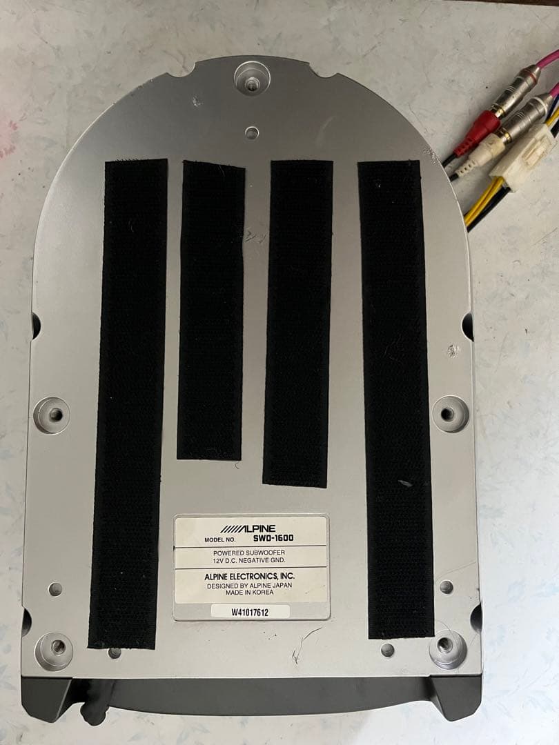 ALPINE パワードサブウーファー SWD-1600+ DLX-FT17S