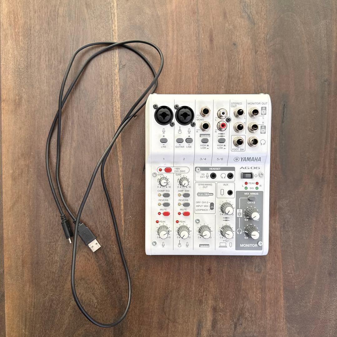 DTM・DAW YAMAHA AG06 mkii