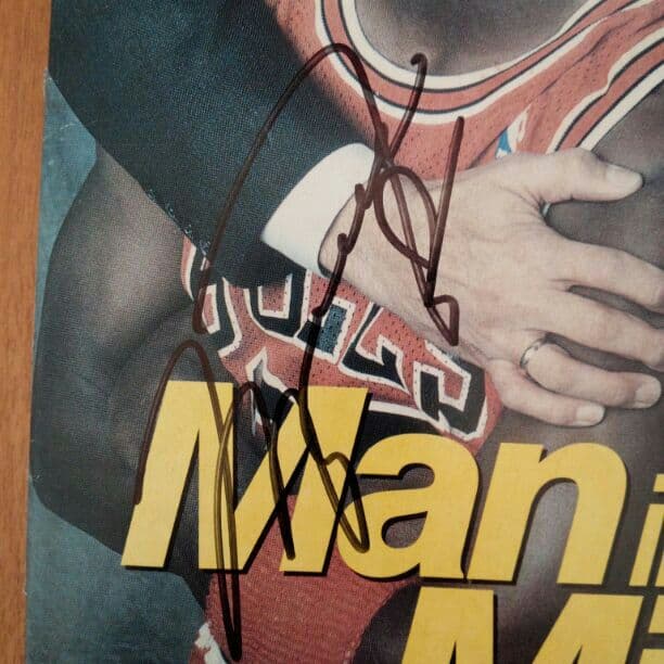 ビンテージ　ジョーダン、ピッペン、直筆サイン　鑑定書付き！！