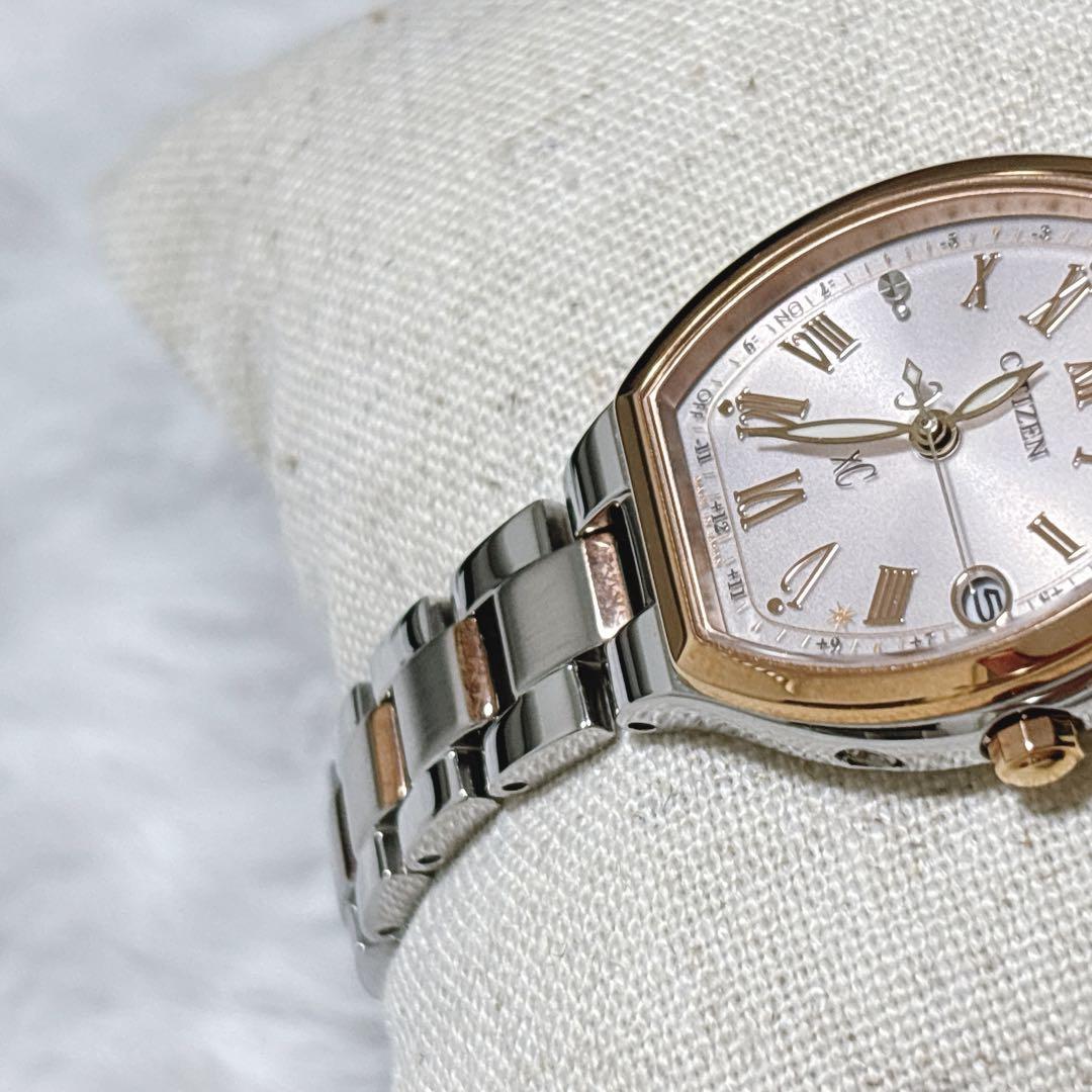 CITIZEN XC クロスシー エコドライブ　ES9364-57W 電波時計