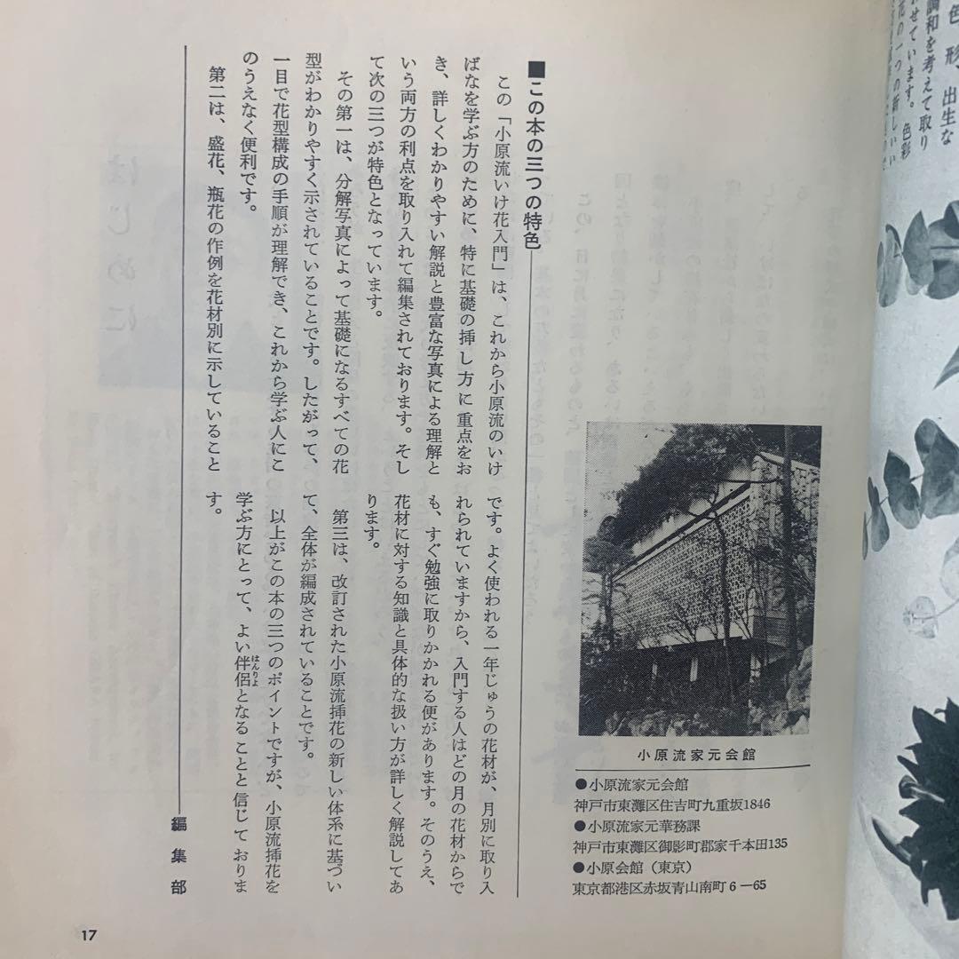 【希少！】小原流いけ花入門―すぐわかる分解写真式