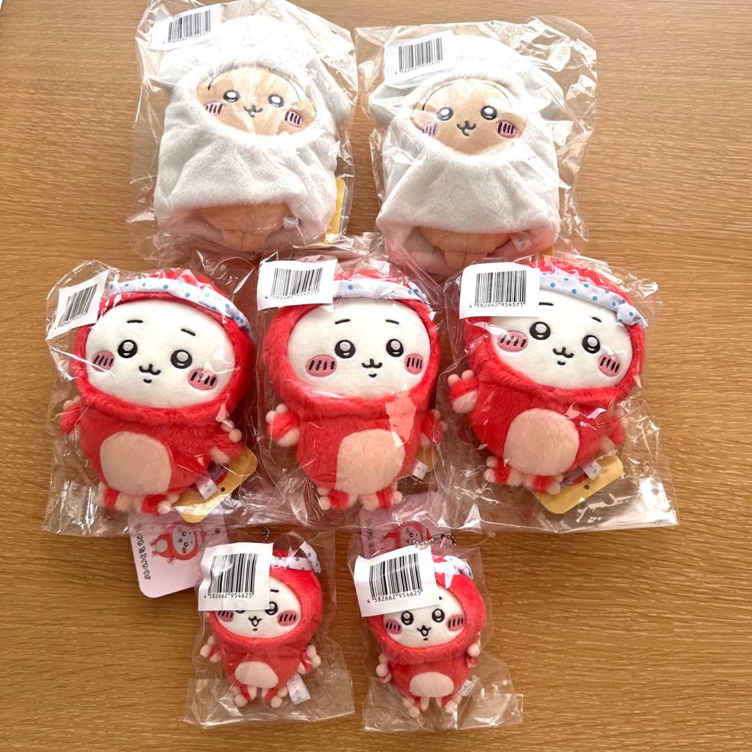 ちいかわ たこイカくじ　7点