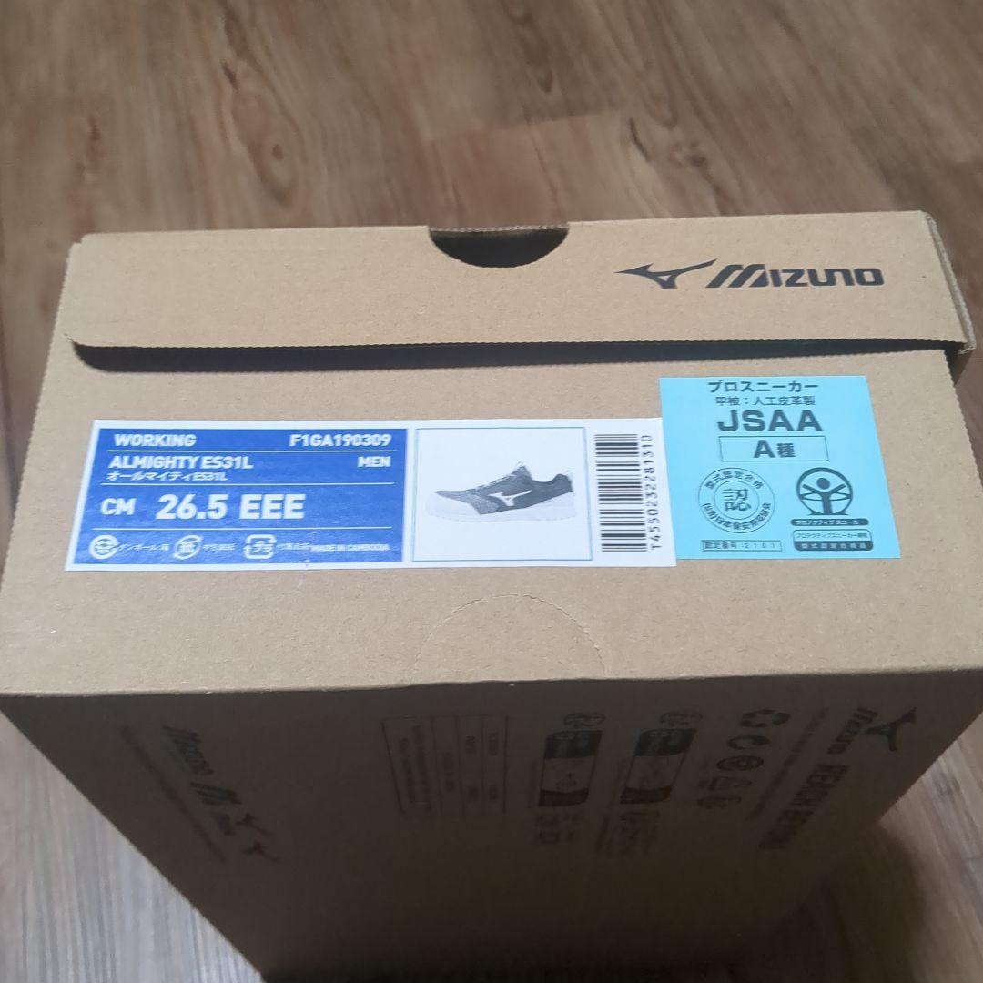 Mizuno 安全靴 ブラック/グレー