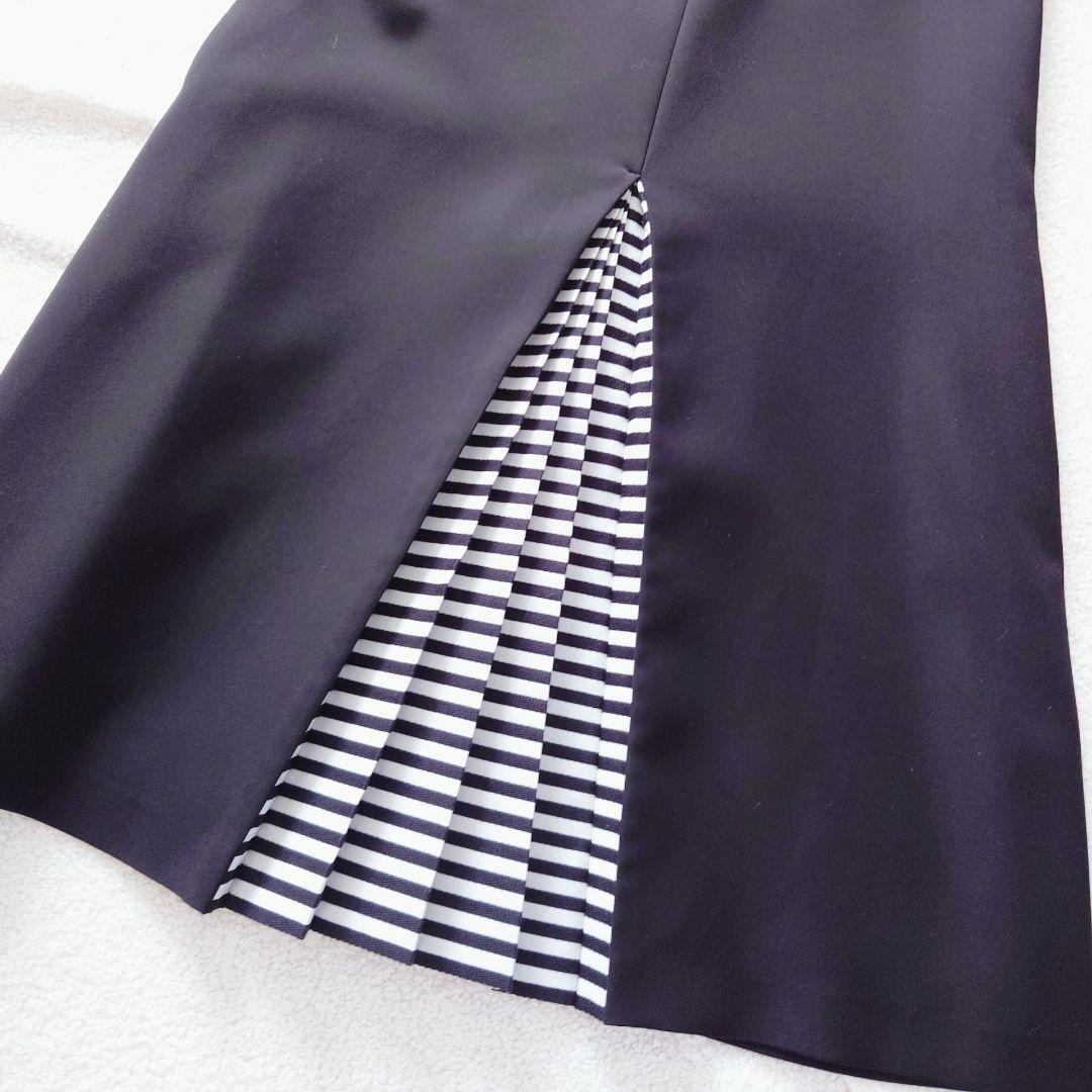 タグ付 ボーダーズアットバルコニー バックタックドレス