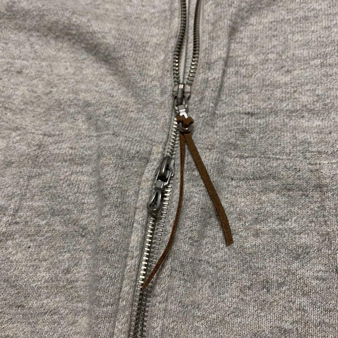 トップス goa big hooded sweat double zip up vest