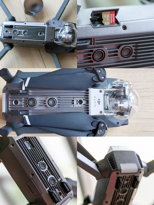 DJI Mavic Pro ドローンセット バッテリー×2 プロペラ×8