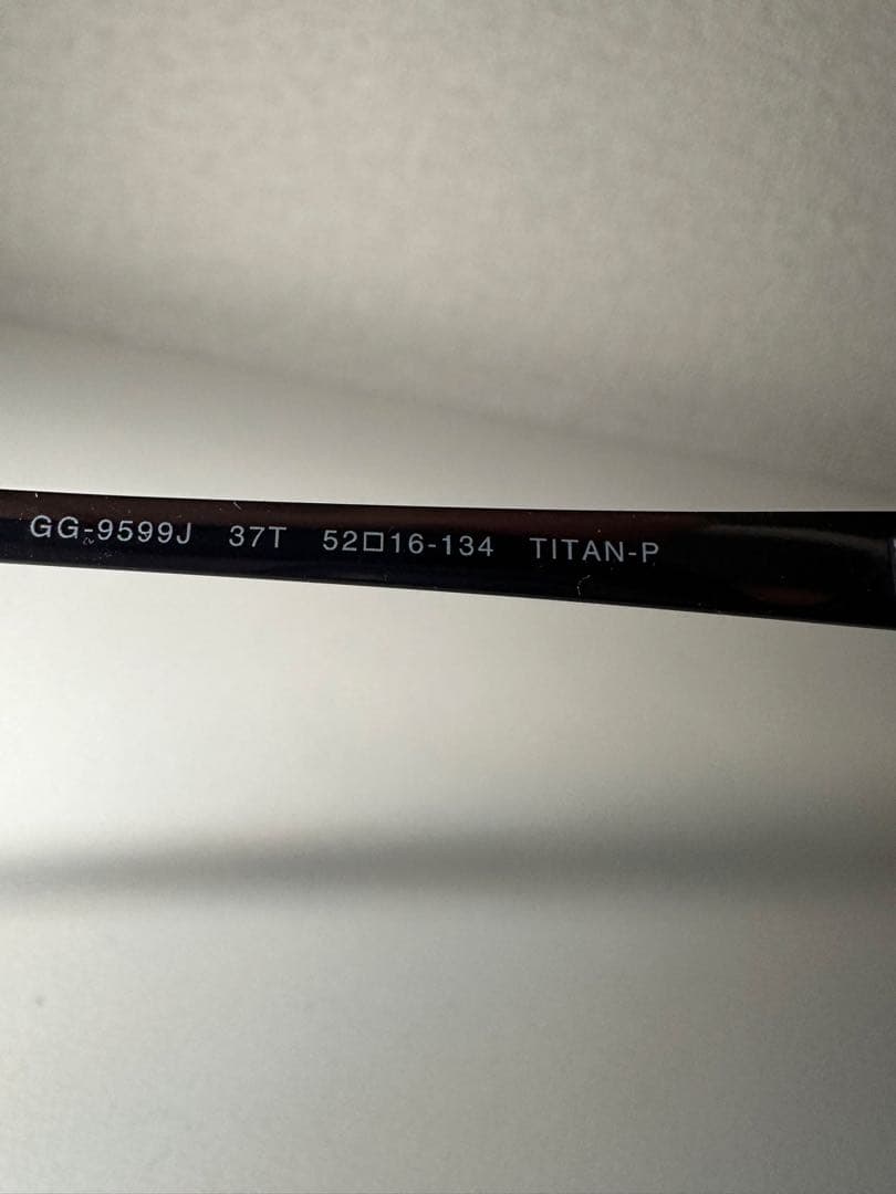 廃番 vintage GUCCI メガネ チタン製 デッドストック 日本製