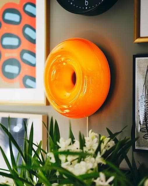 新品　IKEA VARMBLIXT ヴァルムブリクスト ドーナツ ウォールランプ