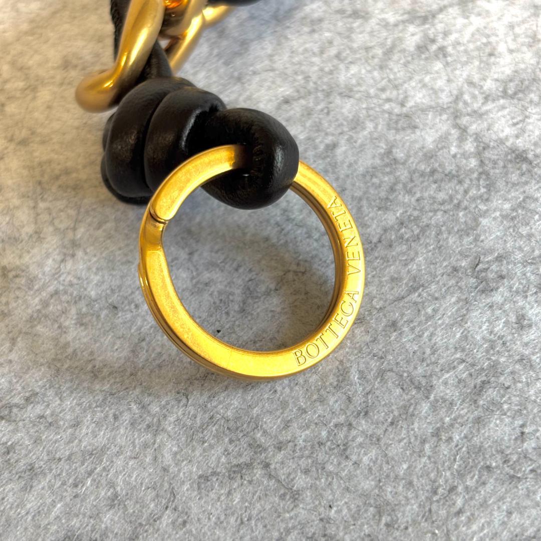 ボッテガ ヴェネタ キーリング チャーム BOTTEGAVENETA 黒