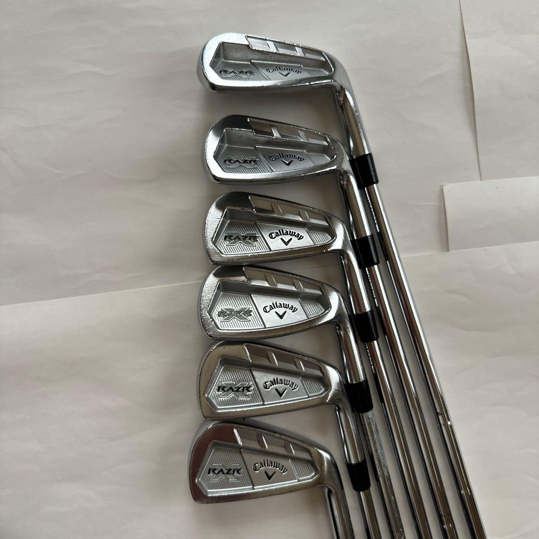 キャロウェイ RAZR X FORGED ダイナミックゴールド S300 6本組