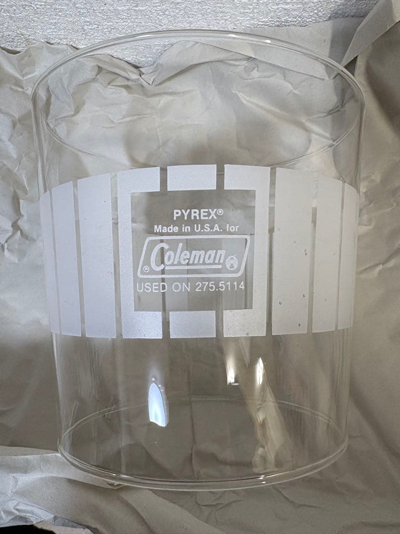 Coleman PYREX製のColeman純正グローブ　275用