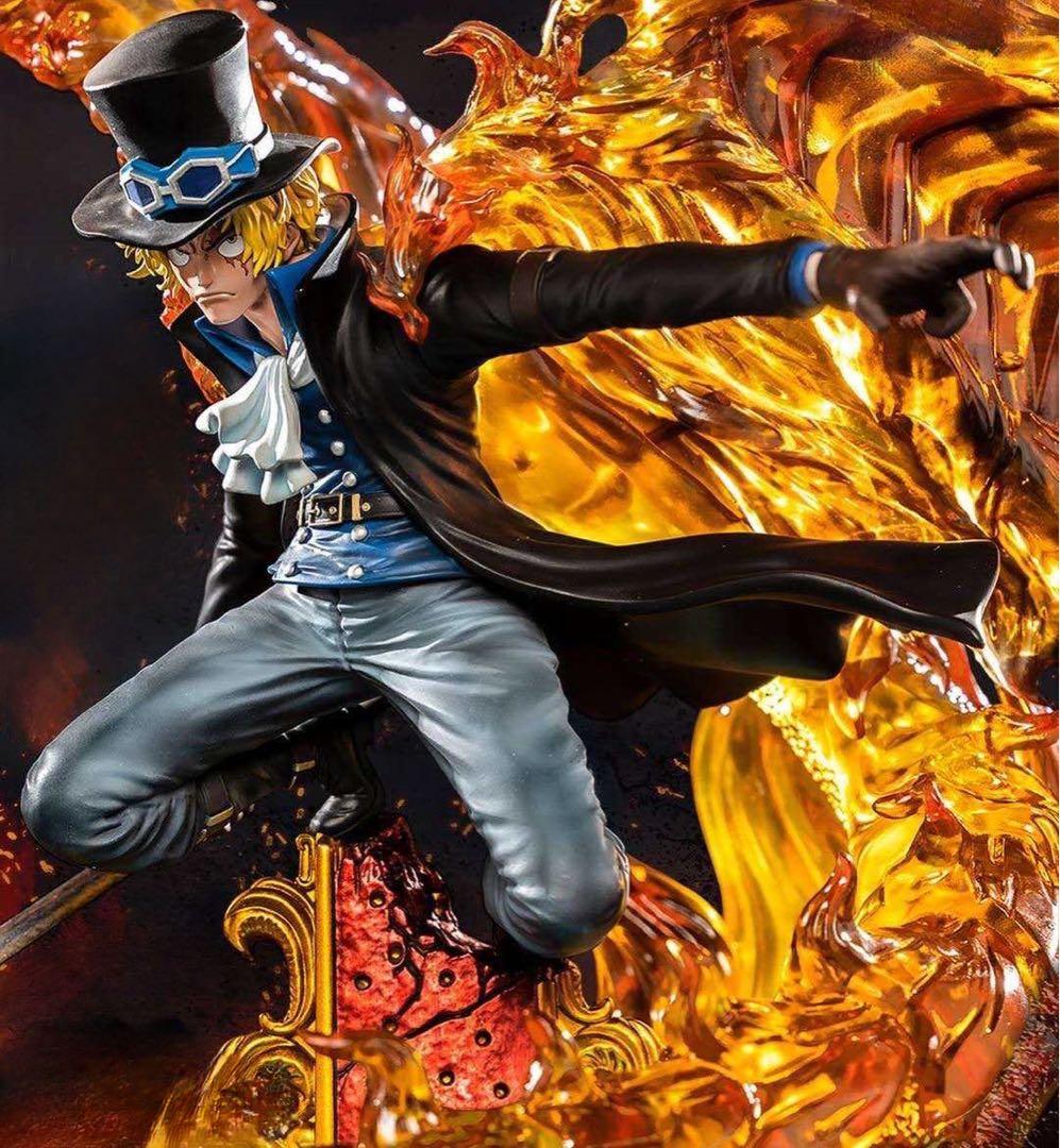 【新品】値下げ‼️ワンピース サボ メラメラ フィギュア 革命軍 ガレージキット