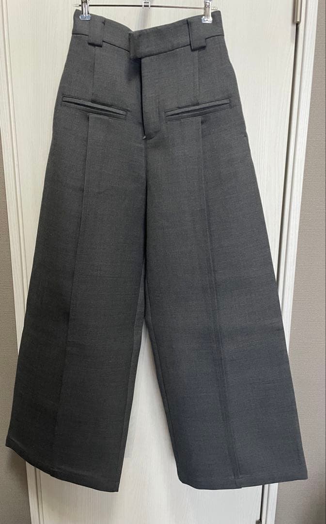 Fax Copy Express グレー ワイドパンツ M