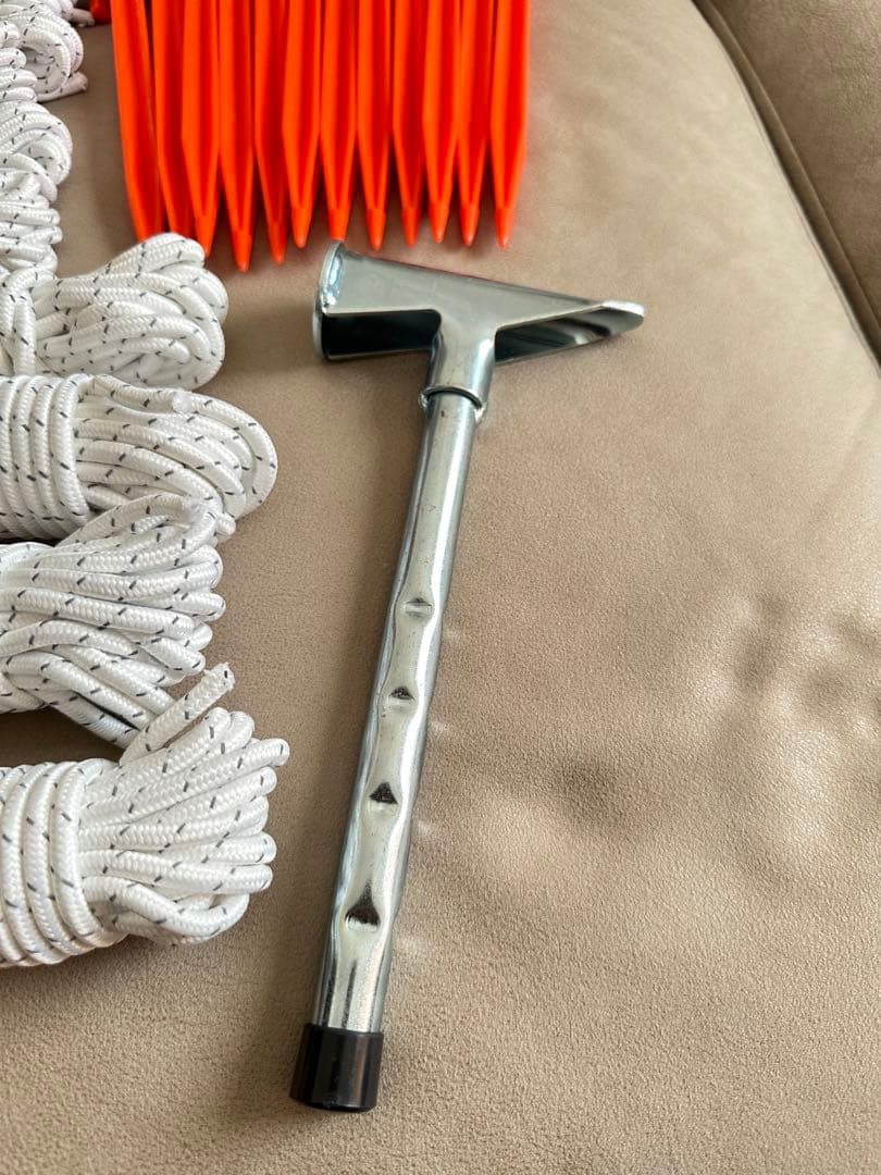 ogawaシステムタープレクタ 350cm x 295cm 張り綱ペグハンマー付