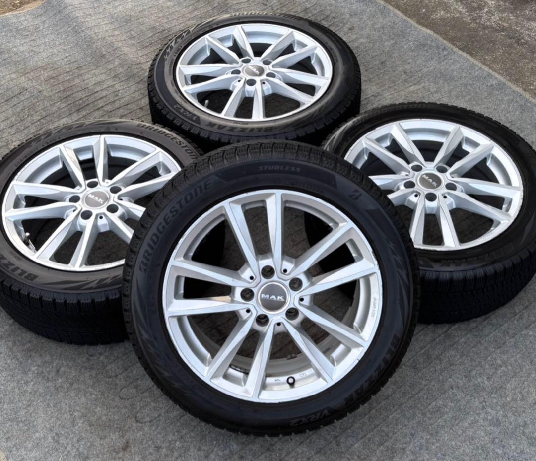 ◆MAKアルミホイール 17インチ★225/50R17★23年スタッドレスタイヤ