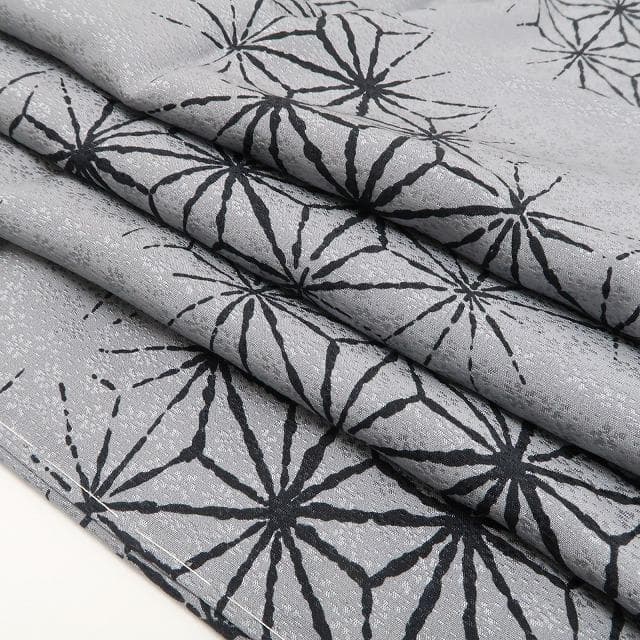 新品 麻の葉 着物 正絹“和に触れて高鳴るこころ”仕付け糸付 長襦袢 5381