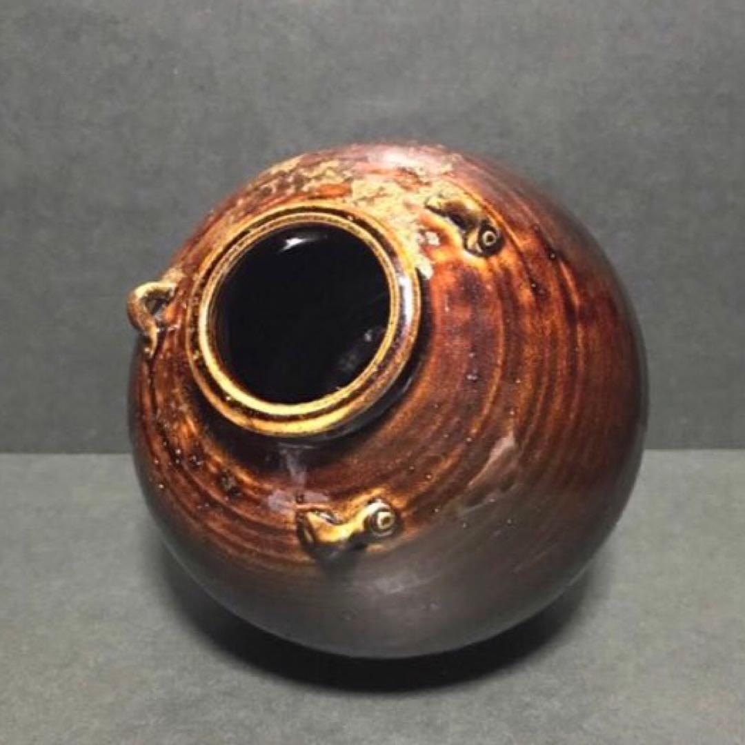 常滑焼・名工 吉川雪堂・レア希少品・花瓶