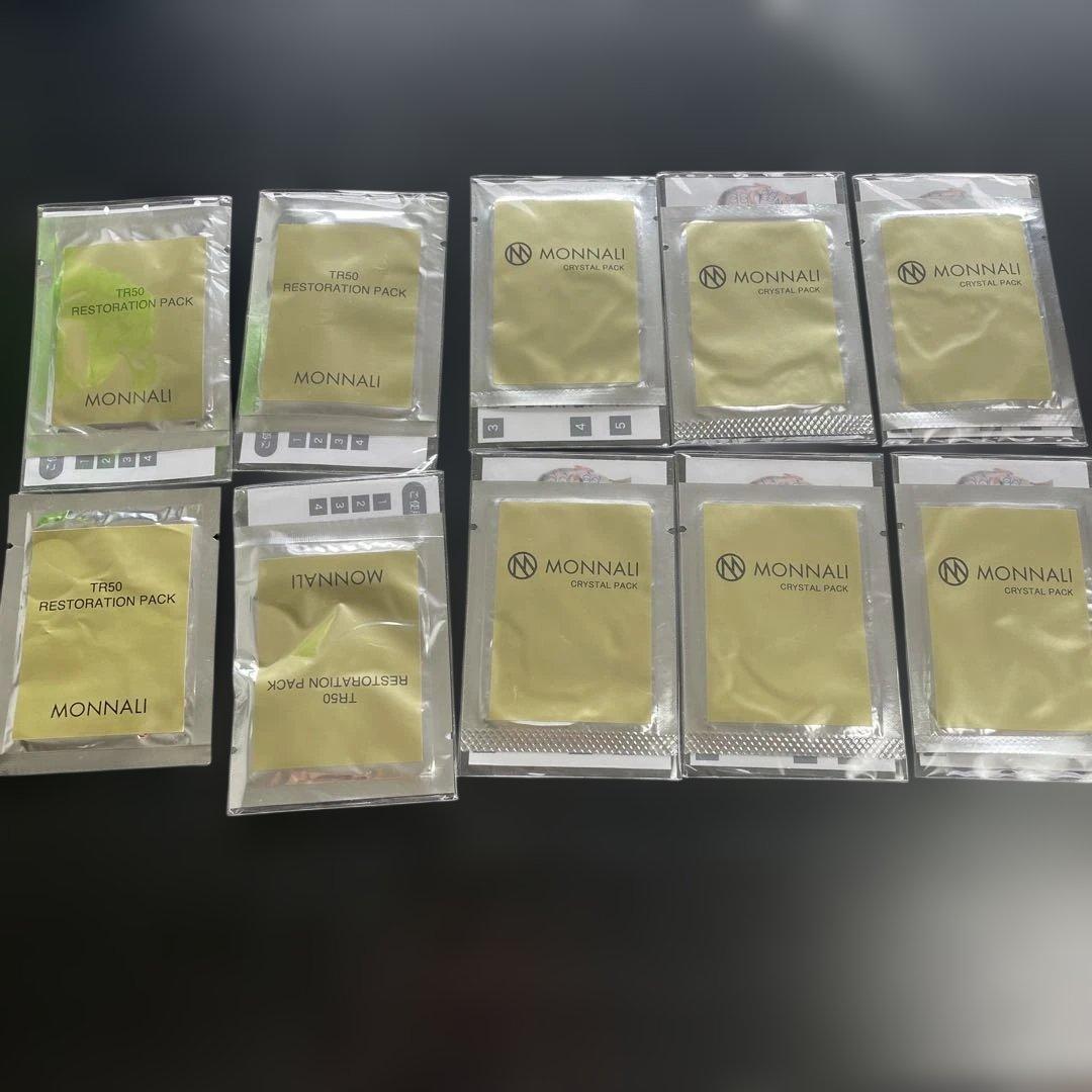 MONNALI レストレーションパック、クリスタルパック試供品
