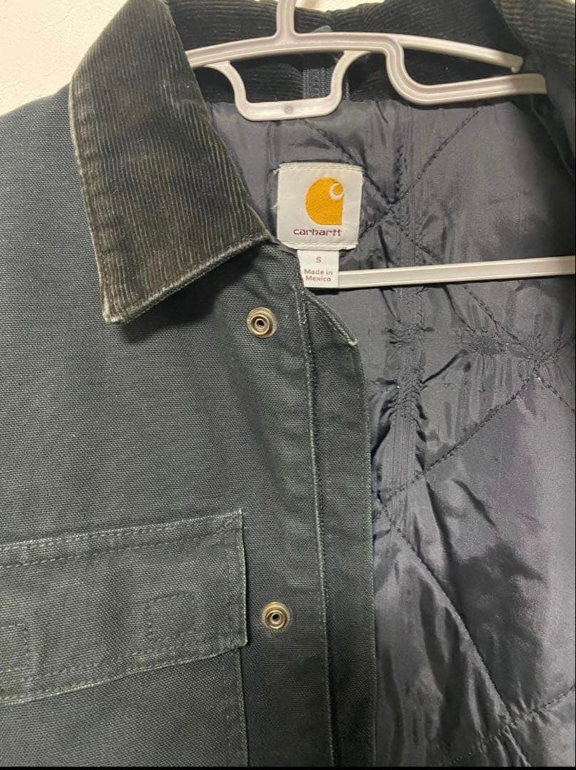 レア！Carhartt ダックトラディショナルコート ブラックSサイズ