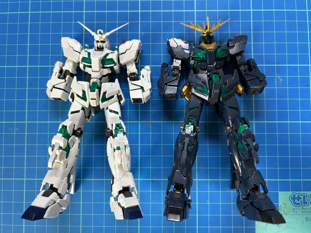 RGバンシィ・ノルン最終決戦仕様　RGフルアーマーユニコーンガンダム　ジャンク品