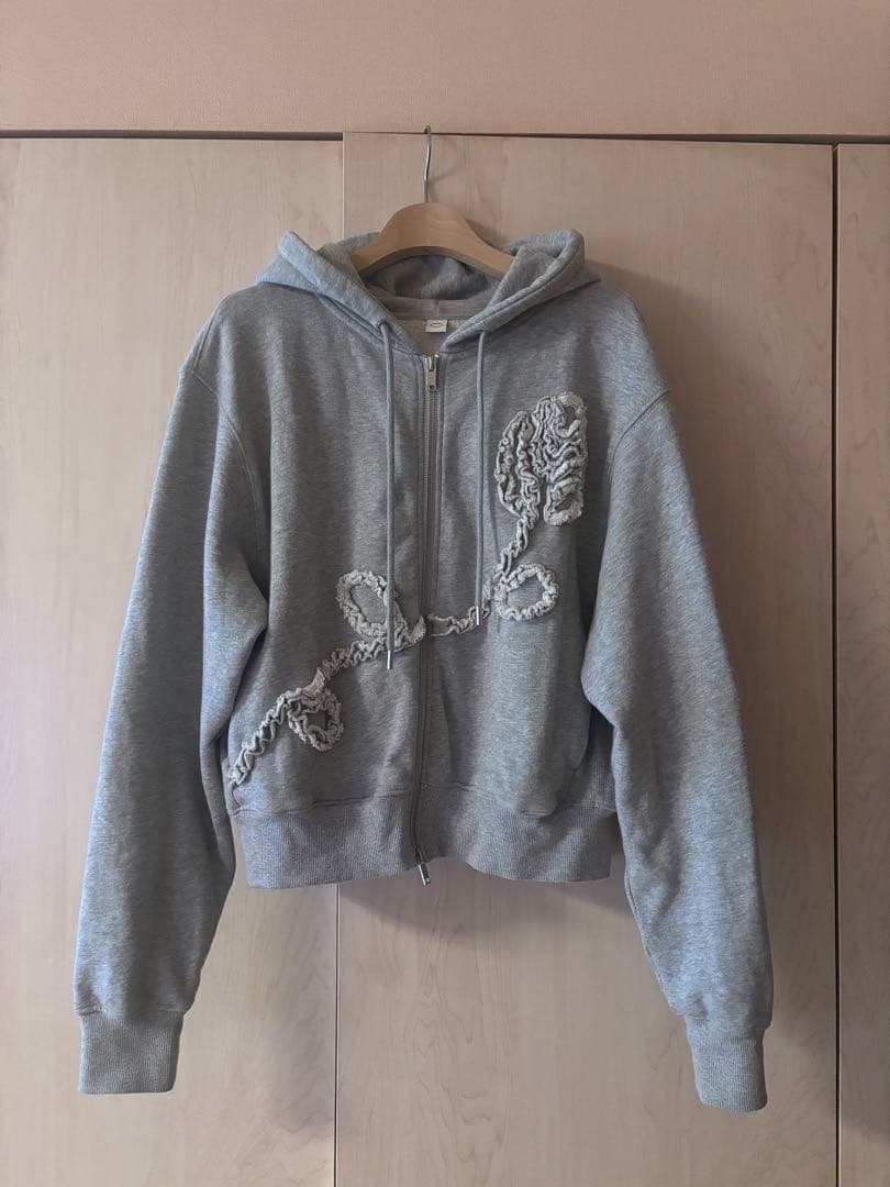 【Blue】SINOON Rose Frill Hoodie Zipup