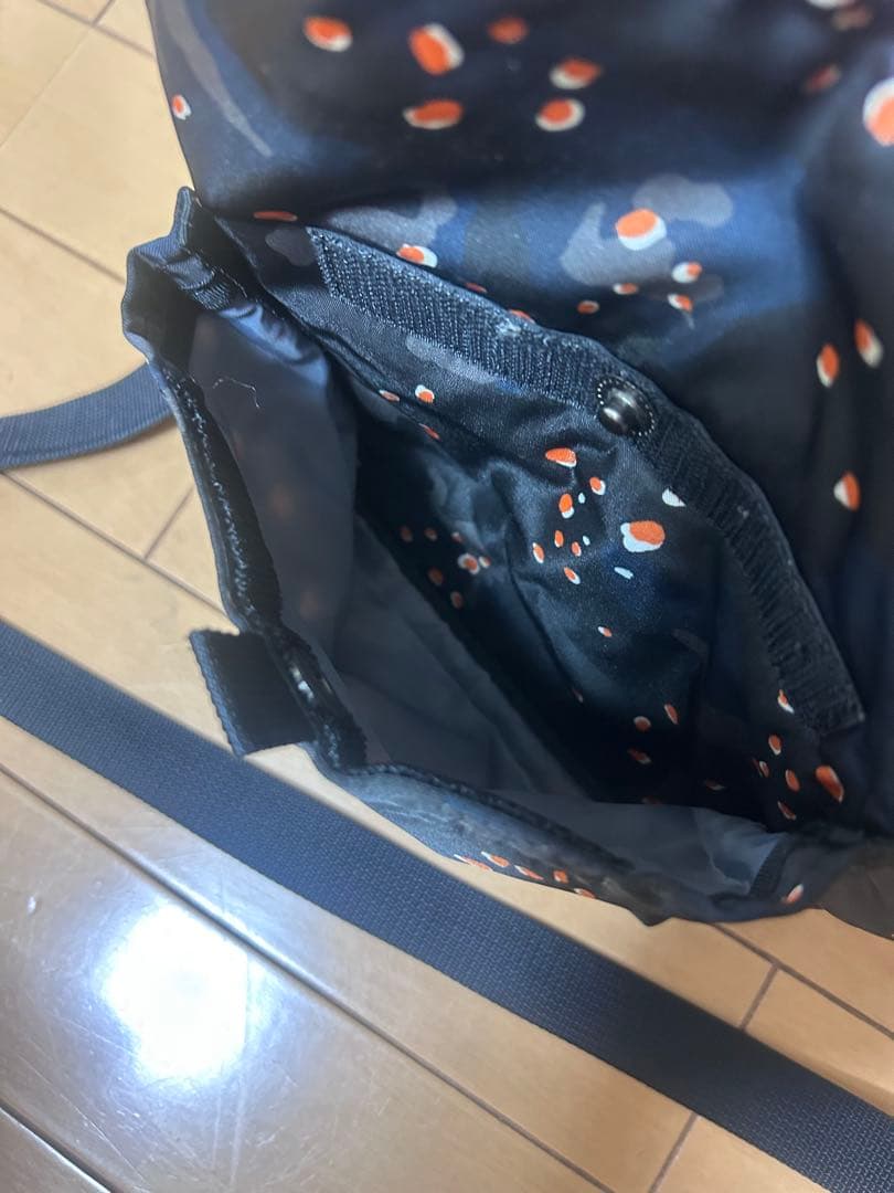 PORTER BALLOONSAC ブラック/オレンジ　ポーター