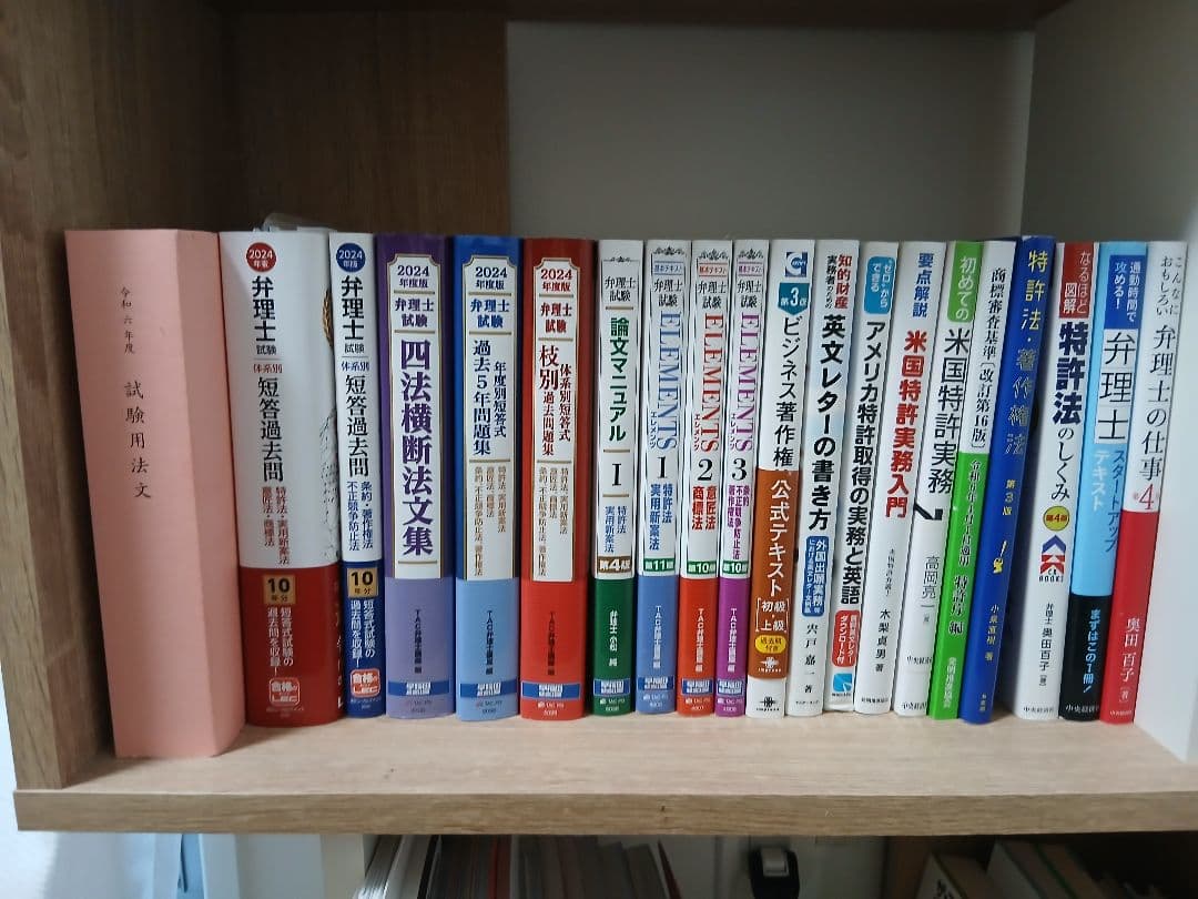 弁理士受験2025参考書セット一式