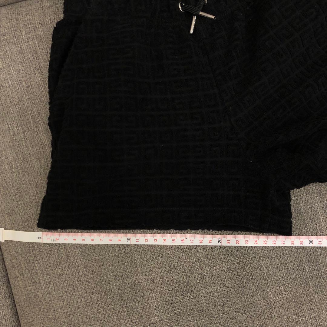 ジバンシー ショートパンツ ロゴ パイル 黒 ブランド パジャマ レディース