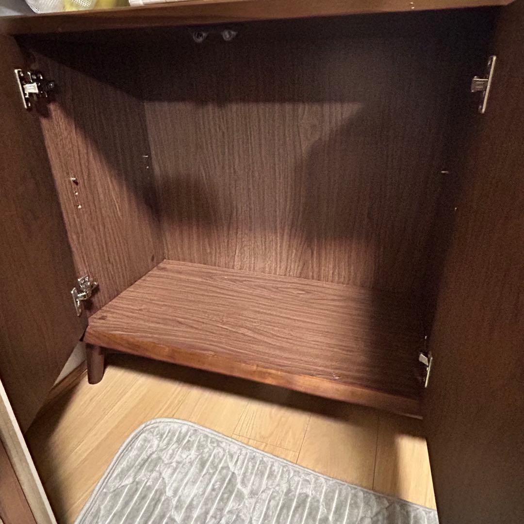 ニトリ ブラウンキャビネット フィルン