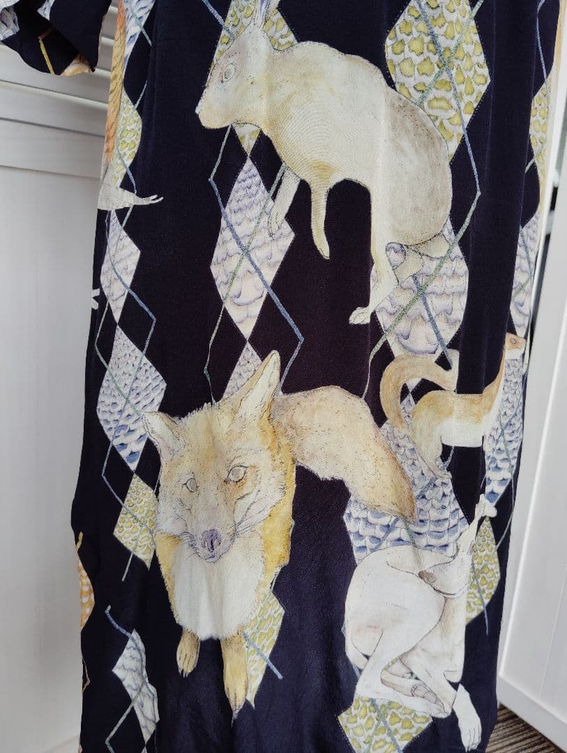 SWASH LONDON 　スウォシュロンドン　七分袖ワンピース